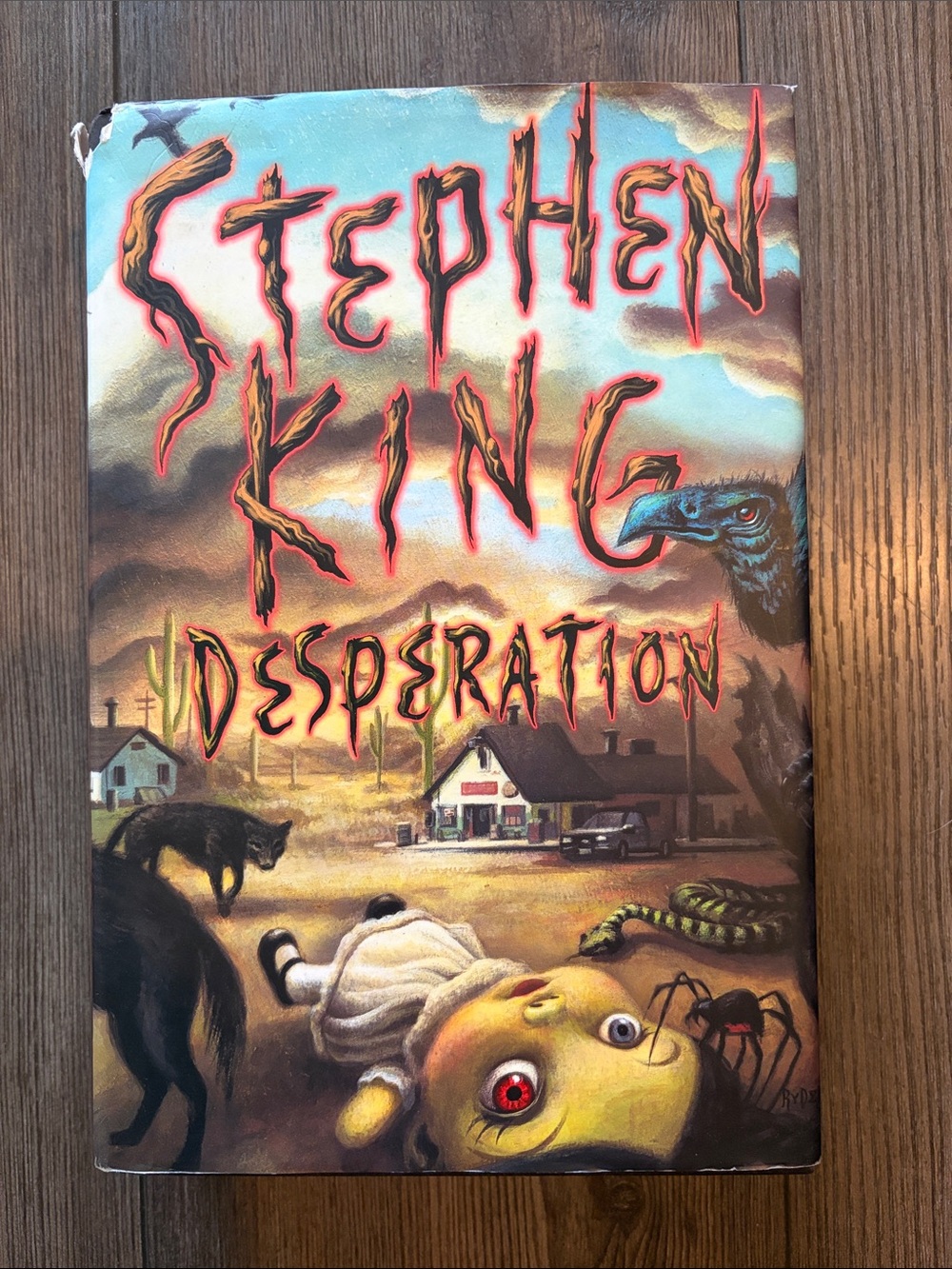 First edition Stephen King Desperation — Horror Novel Dust Jacket